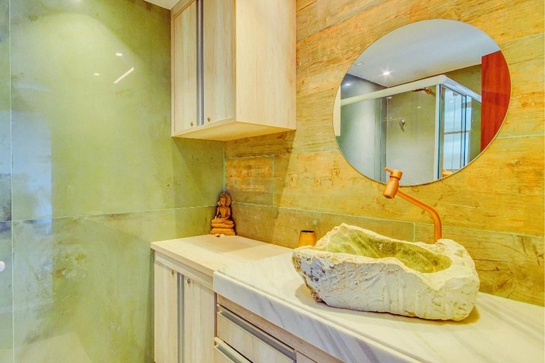 Loft incrível com vista espetacular no Morro Mágico