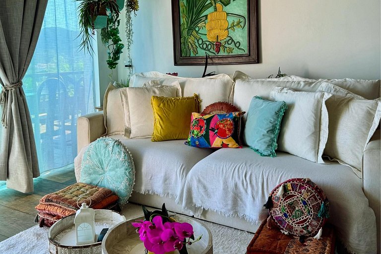 Loft incrível com vista espetacular no Morro Mágico