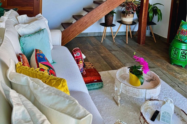 Loft incrível com vista espetacular no Morro Mágico