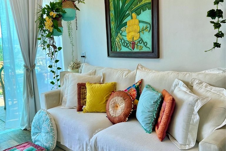 Loft incrível com vista espetacular no Morro Mágico