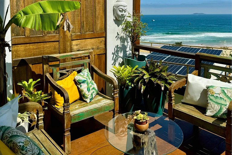 Loft incrível com vista espetacular no Morro Mágico