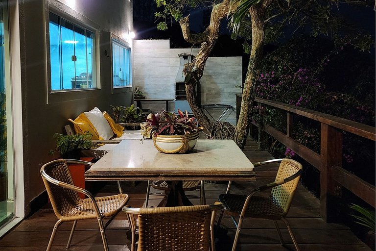 Desfrute do conforto e de uma vista incrível em meio à natur