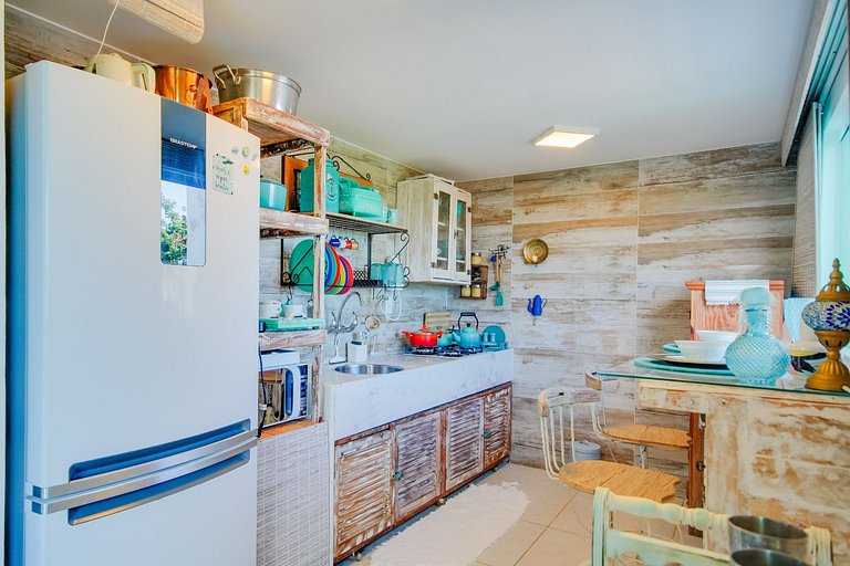 Loft incrível a poucos metros da praia