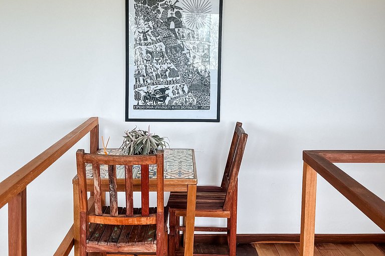 Vista incrível e conforto junto à natureza