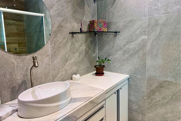 Loft incrível de frente para o mar no Morro Mágico