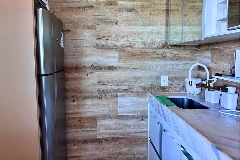 Loft incrível de frente para o mar no Morro Mágico