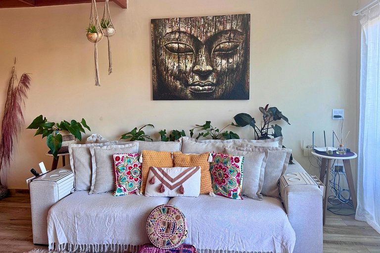 Loft incrível de frente para o mar no Morro Mágico