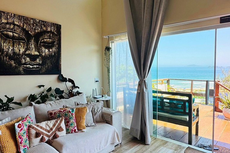 Loft incrível de frente para o mar no Morro Mágico
