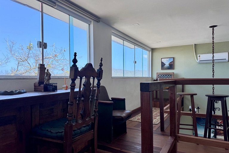 Vista incrível e conforto junto à natureza