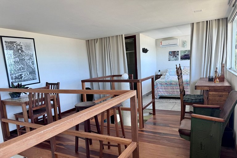 Desfrute do conforto e de uma vista incrível em meio à natur