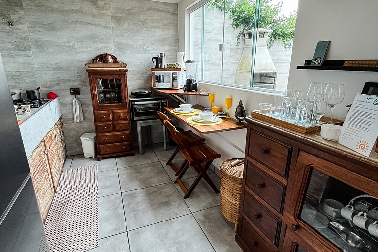 Desfrute do conforto e de uma vista incrível em meio à natur