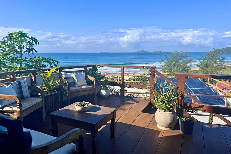 Maravilhoso loft primeira linha mar, Morro Mágico